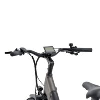 Ampere Deluxe Pro Hybrid Step Through Electric Bike, 700c Wheel - Grey - Image 6