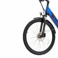 Ampere Deluxe Pro Hybrid Step Through Electric Bike, 700c Wheel - Blue - Image 6