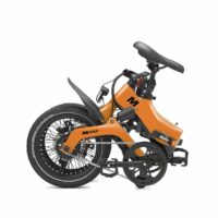 MiRider One Folding Electric Bike - Ember Orange - Image 2