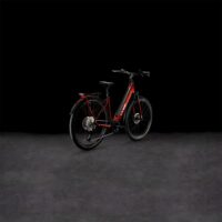 Cube Touring Hybrid EXC 625 Step Through, 12 Speed - Red/White - Image 2