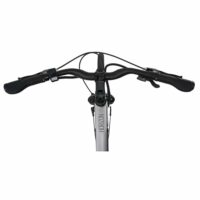 Falcon Horizon Cross Bar Hybrid Electric Bike - Silver - Image 7