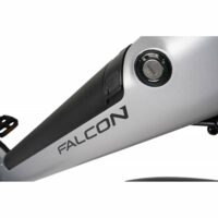 Falcon Horizon Cross Bar Hybrid Electric Bike - Silver - Image 4