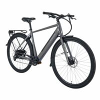 Dawes Scenic Crossbar Hybrid Electric Bike, 10.4Ah - Grey - Image 2