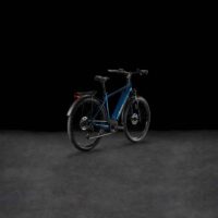 Cube 2025 Touring Hybrid One 500, 9 Speed, 500Wh - Blue/Chrome - Image 2