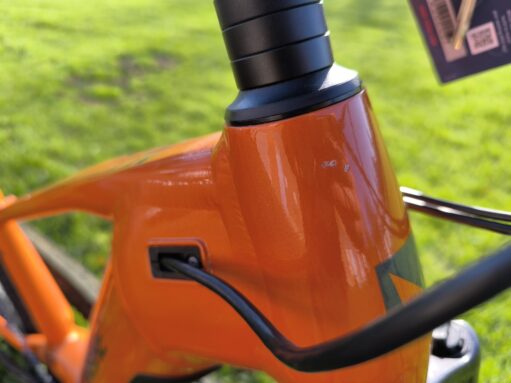 Ex Demo Haibike AllTrack 6 Hardtail Electric Mountain Bike v1, Yamaha PW-S2 - Gloss Orange - Image 3