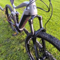 Ex-Demo Haibike AllTrail 5 Full Sus Electric Mountain Bike, 27.5" Wheel, Yamaha PW-ST, 48cm Frame - Grey/Red - Image 5