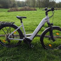 Ex-Demo Haibike Trekking 7 LOW All-Rounder Electric Bike 2023, 27.5" Wheel, Yamaha PW-X3 - Grey - Image 2