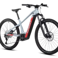 Ghost E-Teru B Advanced Electric Mountain Bike, 750Wh - Grey/Red - Image 2