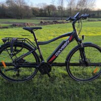 Ex Demo Oxygen S-CROSS CB MK2 Hybrid Electric Bike, 16Ah - Grey - Image 6