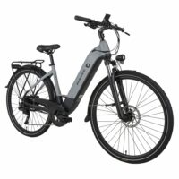 Dawes Spire 2.0 Cues Low Step Hybrid Electric Bike, 15Ah, 9 Speed - Grey - Image 2