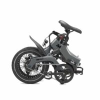 MiRider 16" Step Through Folding Electric Bike - Onyx Grey - Image 2